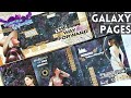 Making Galaxy Art Journal Pages | Painting, Collaging, Chatting, and Just Having Fun With it