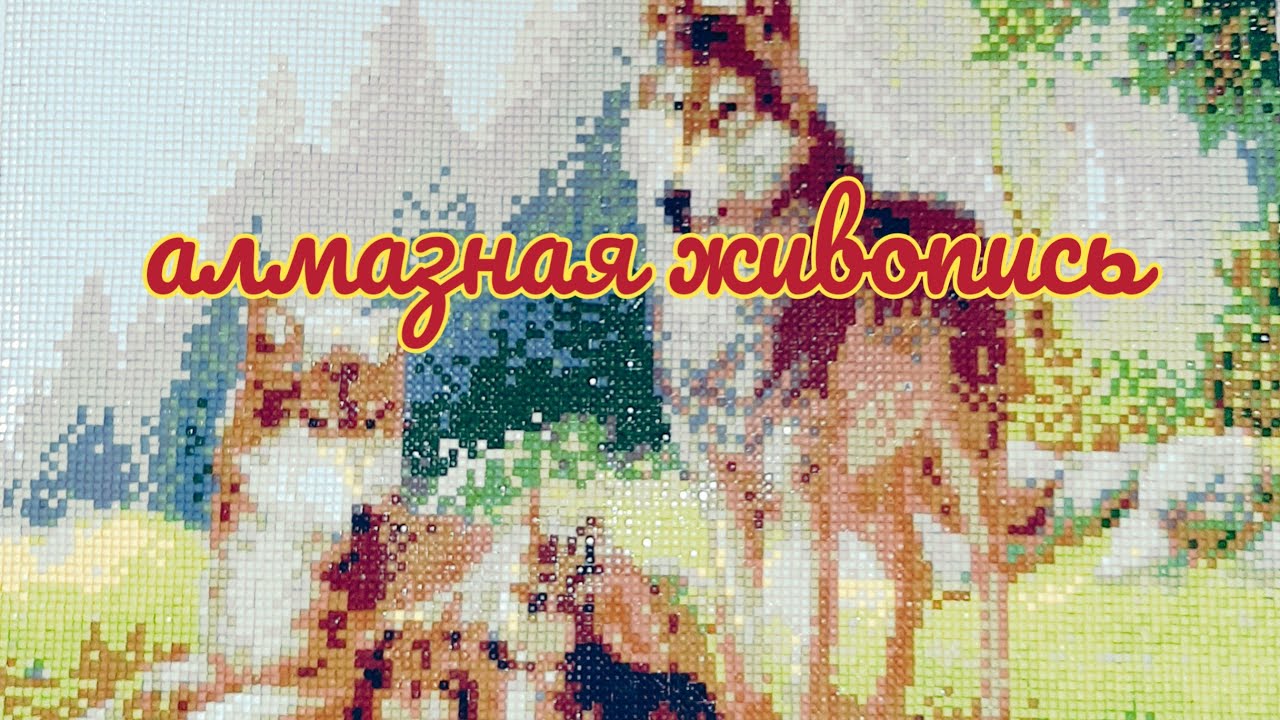Алмазная живопись машины