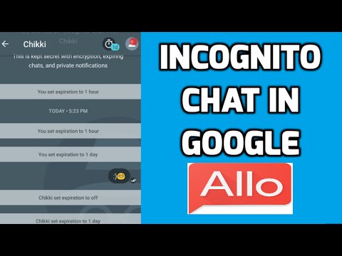 Incognito chat Incognito chat