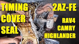 How to Seal the Timing Cover - Toyota 2.4-liter 2AZ-FE - RAV4 Camry Highlander Scion TC