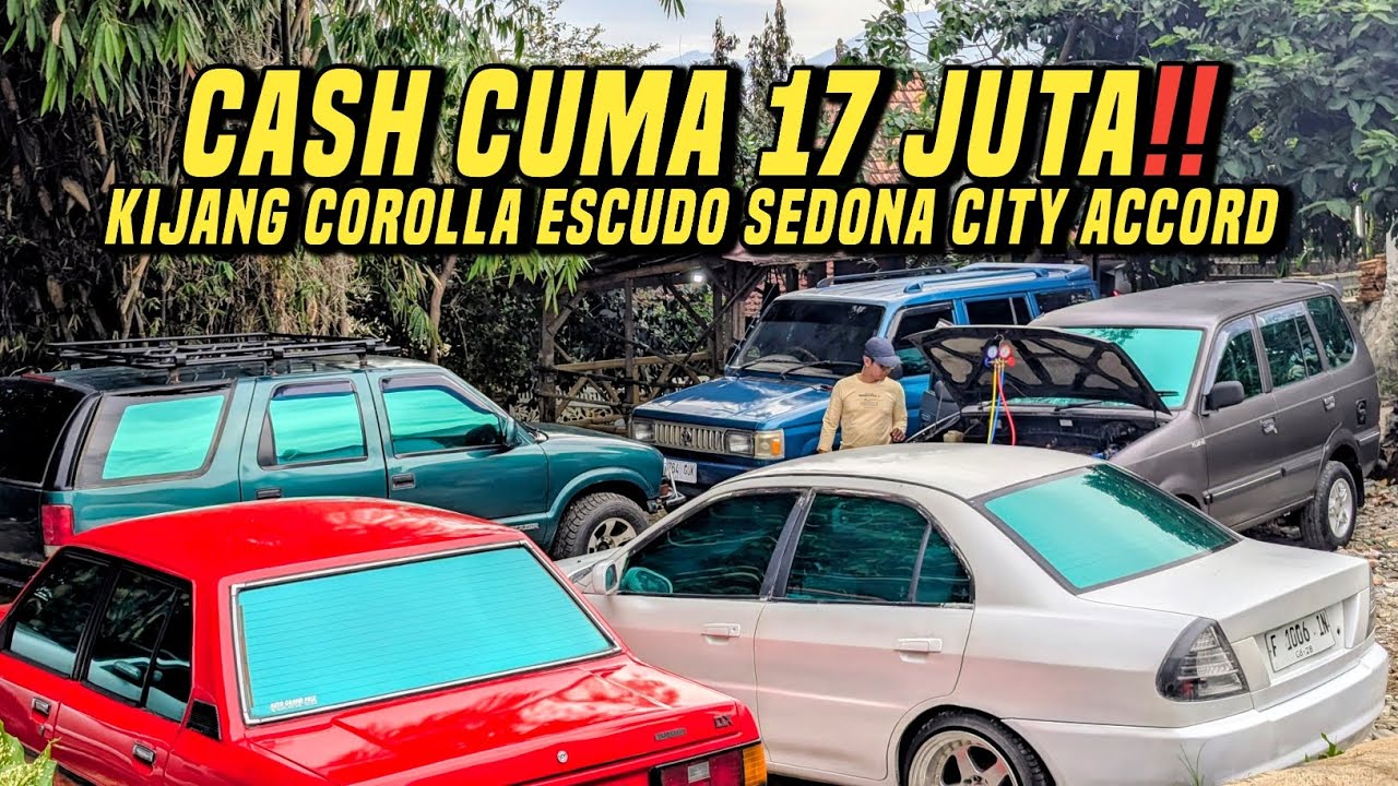 Obral mobil keluarga 3 baris murah murah di Cang Diego❗️Obral harga modal 17 juta Kijang Sedona Dsb