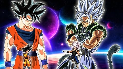 Son Goku V3 OP(All Form)(New) VS Gogetto MUI OP in Jump Force Mugen