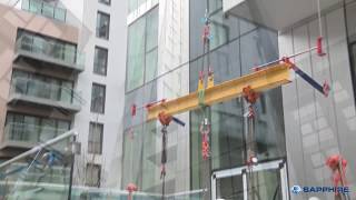 Balcony install without a crane