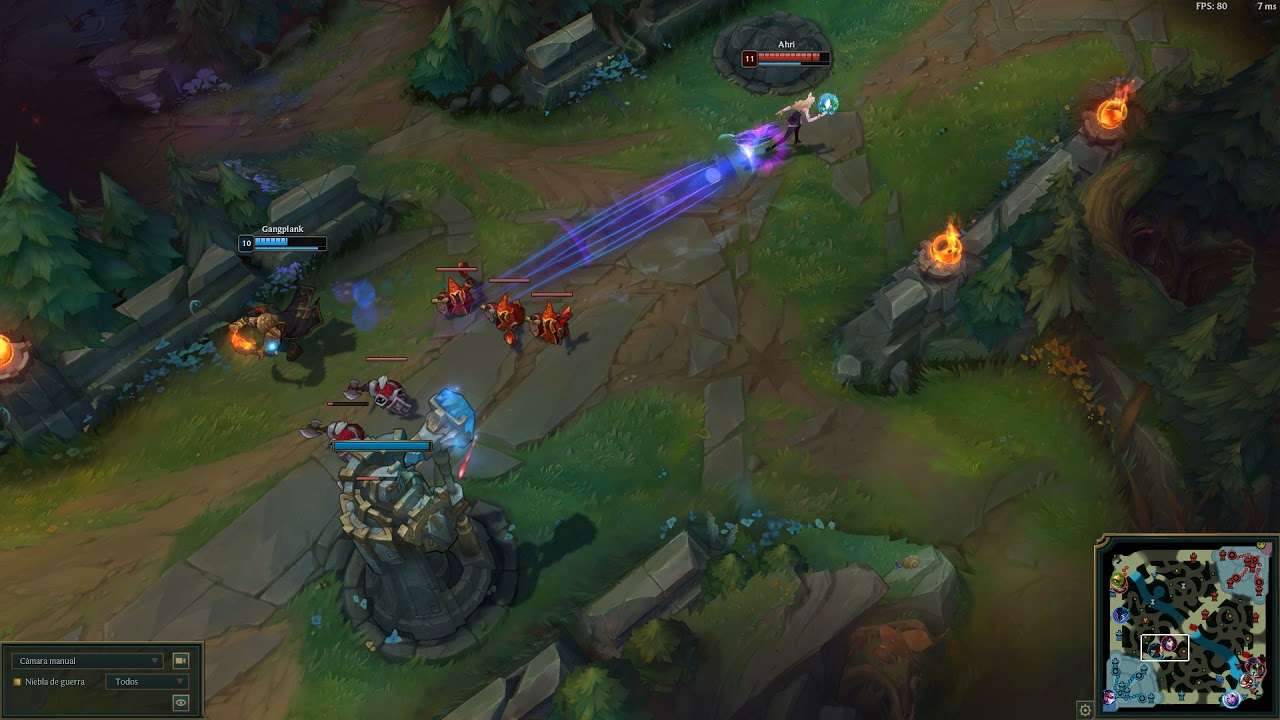 Ahri vs Gangplank 😲 