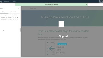 Defining SLAs to load test against in LoadNinja
