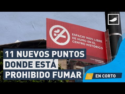 Hay 11 nuevos puntos donde está prohibido fumaren el Centro Histórico.