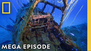 The Greatest Mysteries of the Pacific Ocean | Drain the Oceans | MEGA EPISODE | Nat Geo
