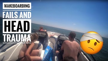 First Time Wakeboarding - Concussions and Water Snakes