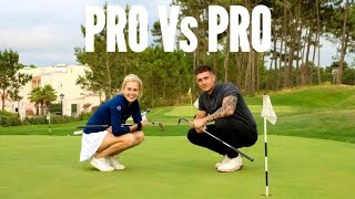 Chipping Challenge VS Pro Golfer Iona