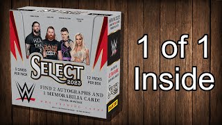 First Even 1 Of 1 Pull: WWE Panini Select 2023 Unboxing