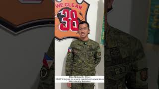 Bilang Mnlf Integree, Kapwa Moro Ang Unang Nakalaban Ni Ssg Abdulgafor Omar Ng 38Ib.