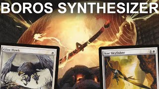 EXPERI-MENTAL! Pauper Boros Synthesizer. Glint Hawk Artifact Control-Burn. Budget MTG