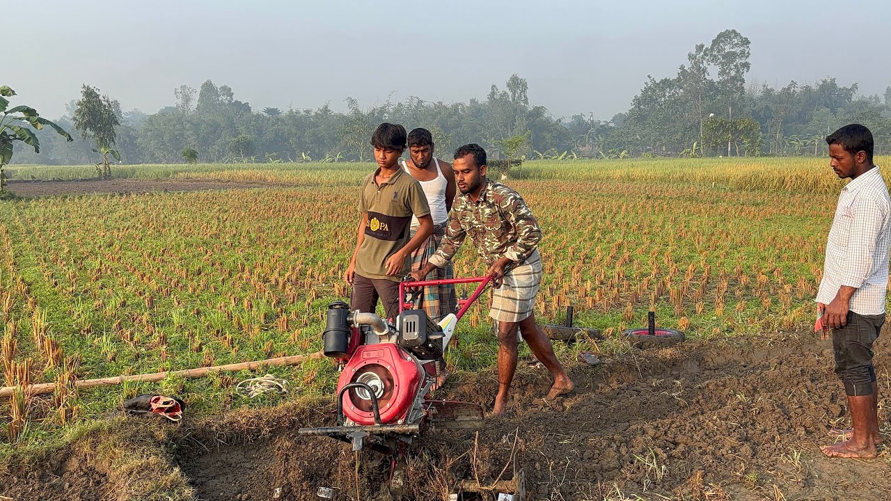 এখন থেকে নিজেই চাষ করুণ ১২ হর্স মিনি পাওয়ার টিলার 