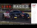 LIVE | Race 2 | Sebring International Raceway | Fanatec GT America powered by AWS 2024