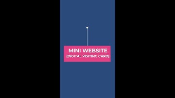 BENEFITS OF MINI WEBSITE | DIGITAL VISITING CARD | DIGITAL BUSINESS CARD | TAMIL