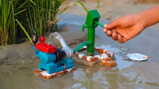 water pump tractor science project | mini water pump | Diy tractor @KeepVilla | mr minitopics