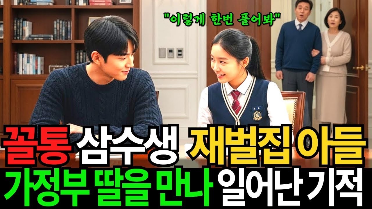 재벌집 아들이지만 공부는 매번 낙제, 밤마다 가정부 딸을 만나 일어난 기적