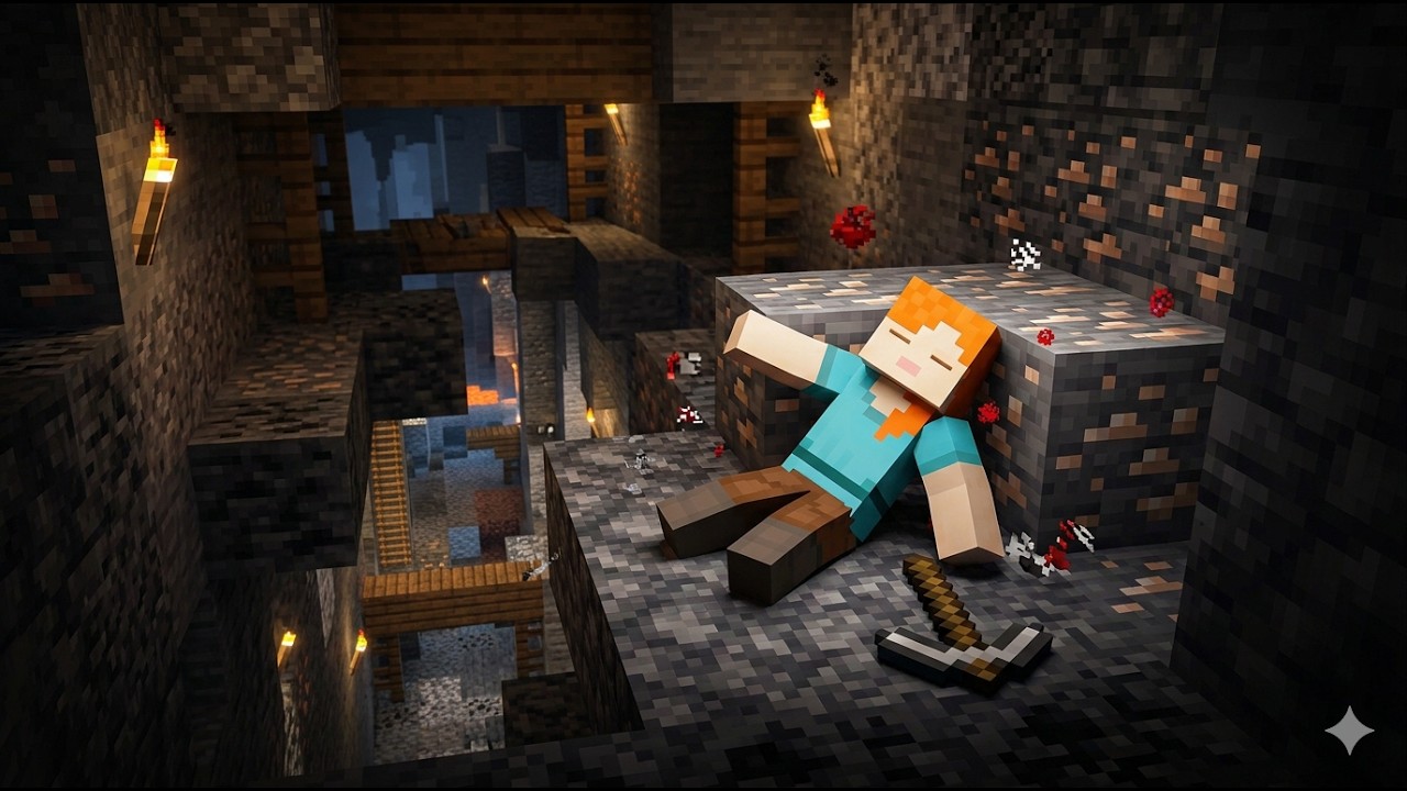I DIE in the Minecraft hardcore server - YouTube