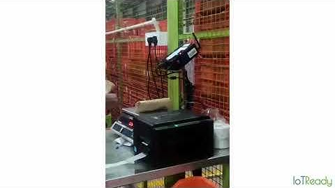IoTReady Weighing Scale Data Logger and Barcode Printer Demo