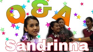 Dari jendela SMP  q and a sandrinna Michelle #reysan