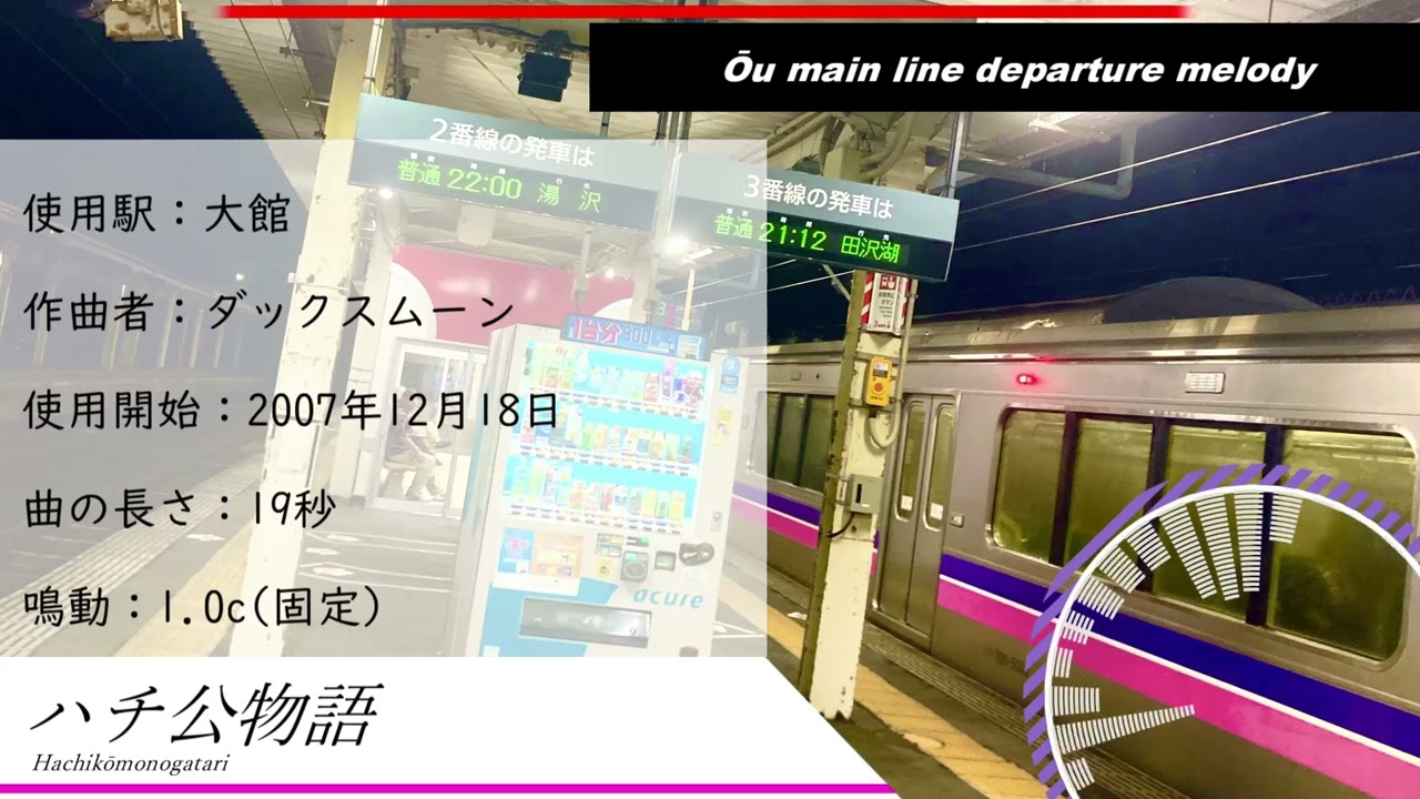 【全駅収録】奥羽本線・山形新幹線・秋田新幹線発車メロディ集