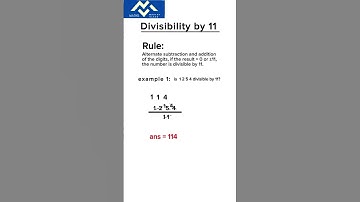 Divisible by 11? This Trick Will Blow Your Mind! #mathshorts #mathtricks #divisibilityrule