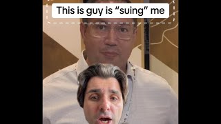 This guy is “suing” me
