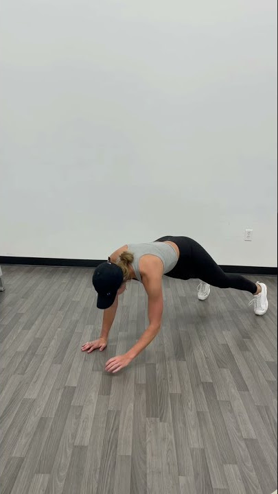 Plank punch to push up