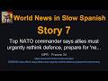 World News in Slow Spanish — Mar 26, 2026 AM | Kenia, Iran, United States