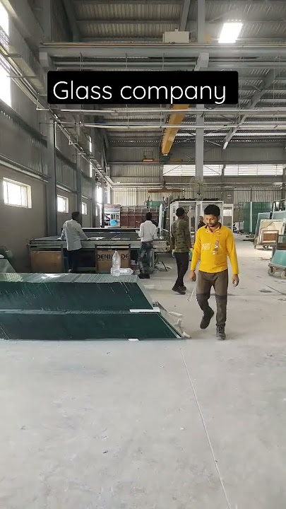 Inside glass company works #cnctechnology