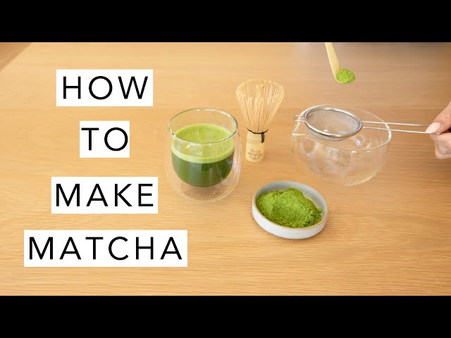 How to make Matcha Tea easily – Naoki Matcha