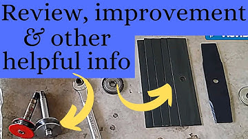 [17] McLane Edger || Cutterhead Pulley & Shaft || Review, improvement & other helpful info