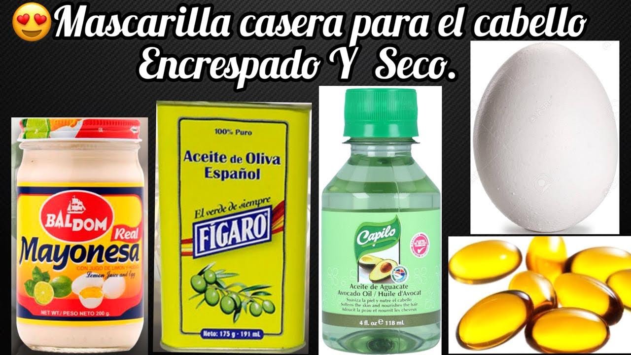 😍🥀MASCARILLA CASERA PARA EL CABELLO ENCRESPADO Y SECO|RubelysRizos