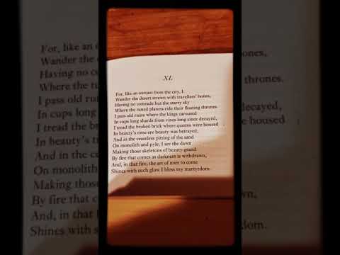 Sonnet XL, by John Masefield