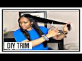 HOW TO TRIM YOUR HAIR AT HOME!!! (VERY EASY)