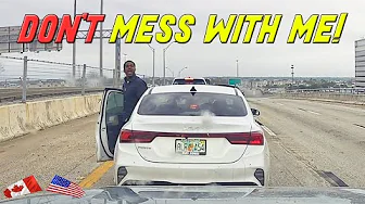ANGRY DUDE ROAD RAGES AFTER MERGING