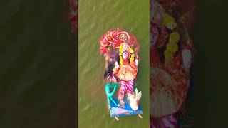 Sarasvati Puja Festival Drone Visarjan ||  DJI Mini 3 || Drone shorts #djimini3 #djidrone #dji