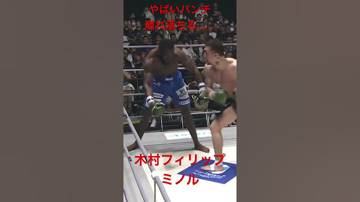 綺麗に入る...木村フィリップミノルのKOシーン　#rizin #木村フィリップ