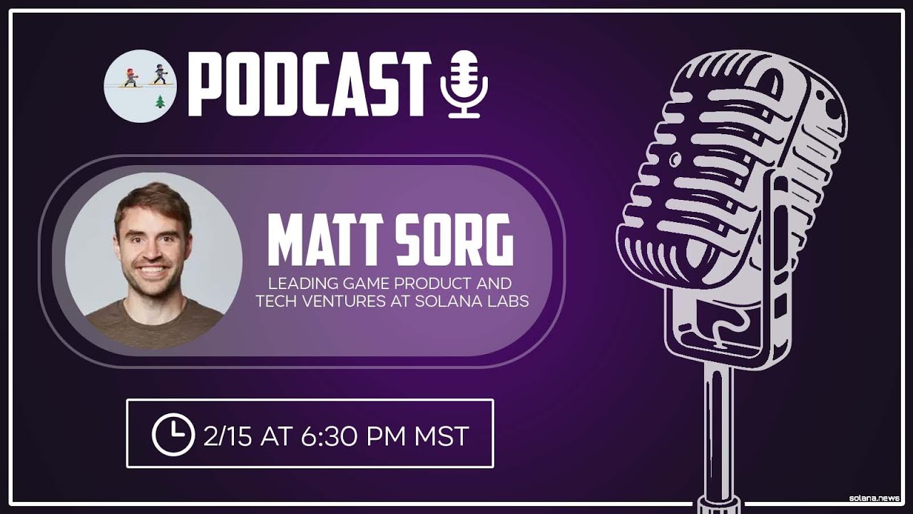 Matt Sorg Talks About Exciting Things In Gaming | Tamgros Discuss's the Future of Gaming on Solana