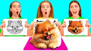 الذي يرسم من الأفضل أن تأخذ التحدي الجائزة | مواقف مضحكة TeenTeam Challenge
