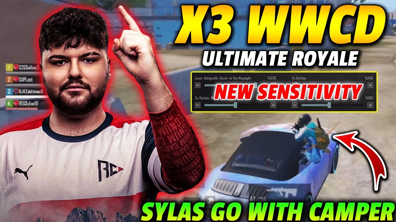 PUBG Mobile Turkey : Sylas X3 WWCD Ultimate Royale Ep.545