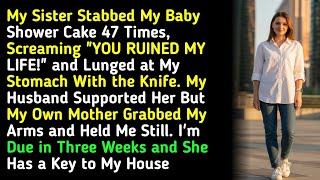 My Sister Stabbed My Baby Shower Cake 47 Times, Screaming "YOU RUINED MY LIFE!" and Lunged at My ...