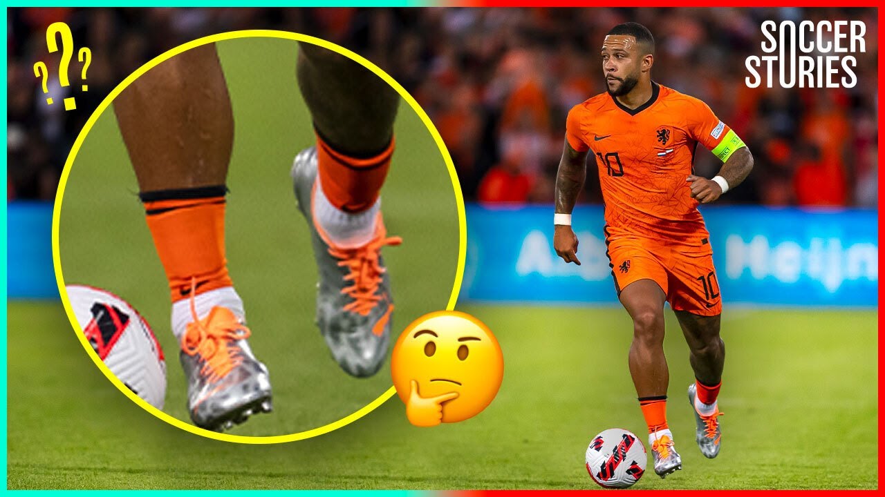 footpack. on X: 🔎 Voici les minuscules protège-tibias avec lesquels  Memphis Depay est autorisé à jouer. Dingue.  / X