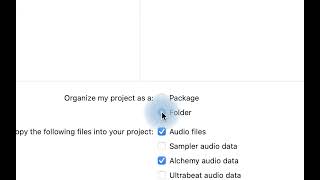 How to save a project in Logic Pro