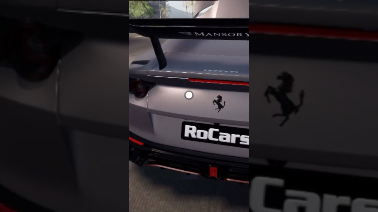 Realistic driving game Ferrari 812 superfast mansory 