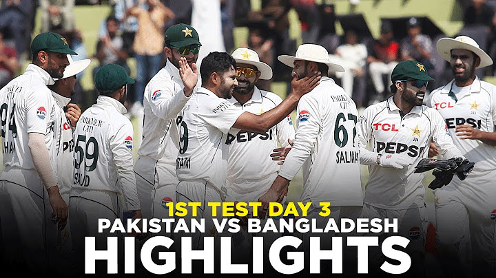 Full Highlights | Pakistan vs Bangladesh | 1st Test Day 3, 2024 | PCB | M8A1K