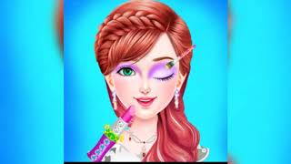 Doll Princess Makeover - Girls free makeup game screenshot 1