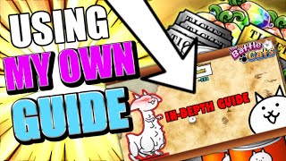 Using My OWN GUIDE to Beat LI'L KING DRAGON! | The Battle Cats