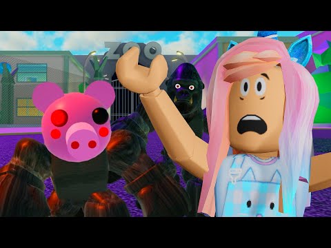 ROBLOX Can You Escape PIGGY Gorilla At The Zoo ?
