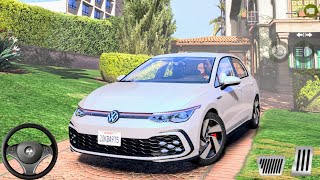 Volkswagen Golf Gti Car Driving - City Car Driving - Gta 5 Logitech G29 Car Games Pc Gameplay screenshot 5